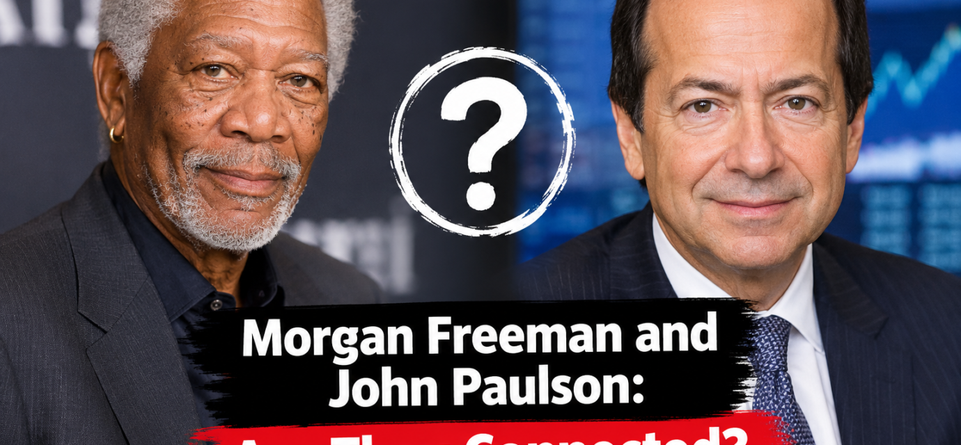 Morgan Freeman and John Paulson